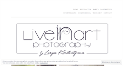 Desktop Screenshot of liveinartphotography.com